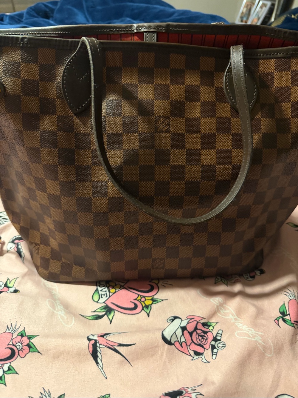 Louis Vuitton Brown Damier Ebene Tote